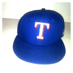 New Era size 7 Baseball Cap MLB Texas Rangers